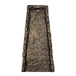 Oakland Living AZROCK-SB-Bronze Slate Stone Rock Cast Aluminum 24 Downspout Gutter Splash Block