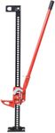 High Lift Farm Jack, 60" Utility Farm Jack, 7000 lbs Capacity Ratcheting Off Road Utility Jack, Heavy-Duty Farm Jack for Tractor, Car, Truck, SUV, Bumper Lift, Efficient Easy Installation