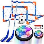 MewVeer Hockey Soccer Ball Set Boys Toys for 3+ Year Old Kids - Indoor & Outdoor Game with 2 Goals - Perfect Hockey and Soccer Ball Sports Gifts