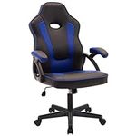 Play haha.Gaming chair Office chair Swivel chair Computer chair Work chair Desk chair Ergonomic Chair Racing chair Leather chair PC gaming chair (Blue)