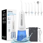 INSMART Water Dental Flosser Teeth Pick - 4 Modes Dental Oral Irrigator (White)