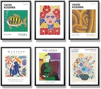 Winund set de 6 posters muraux 30x40 cm, SANS CADRE, décoration murale de chambre, tableaux, posters et arts décoratifs, accessoires de décoration intérieure, cadre A3, affiche decoration murale