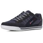 Alpine Swiss Mens Stefan Gray Suede Trim Retro Fashion Sneakers 15 M US