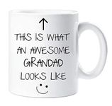 60 Second Makeover Limited This is What an Awesome Grandad Looks Like V2 Mug Gift