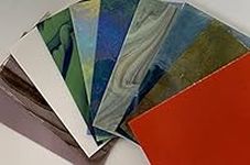 Wissmach Spectrum Glass System 96 Fusible Glass Variety Pack - COE 96 (6in x 4in - 10 Sheets) by Sun and Moon Stained Glass