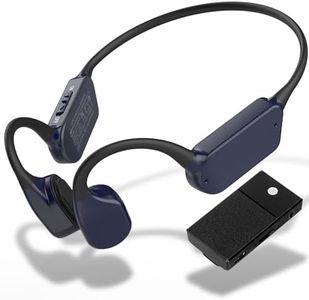 AZYYEXR Bone Conduction Personal Sound Amplifier, Remote Mic for Seniors Adults, Open-Ear Design for Comfortable Daily Use,Bluetooth (BT) 5.3,Ultra Lightweight,IPX5 Water-resistant
