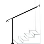 Handrails for Outdoor Steps 1-4 Ste