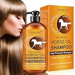 Hair Care Shampoo, Horse Oil Shampoo, Hair Growth Shampoo, Anti-hair Loss Shampoo, Effective Against Hair Loss, Natural Hair Care for Shiny Hair From The Roots to the Tips, 300ML