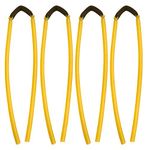 GM&BW 4 Slingshot Replacement Band Sets,Heavy Duty Elastic Rubber Bands, Compatible with Catapult from Trumark,Daisy,Barnett,Marksman;Suitable for All Wrist Rocket Insert-Yoke-into-Tube Hunting Style