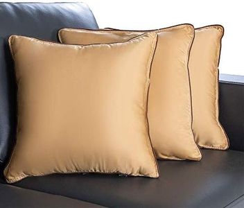 Wakefit Cushion | 3 Month Warranty | Cushions for Sofa, Cushion Pillow, Sofa Cushions, Cushions, Cushion 16 inch x 16 inch, Diwali Gifts, Hollow Fiber Cushion Set of 3 (Colour - Beige)