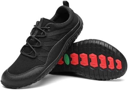 Saguaro Forestep - Zapatos minimalistas descalzos con puntera ancha, suela Zero & Drop para hombres y mujeres, Negro -, 10.5-11 Women/8.5-9 Men