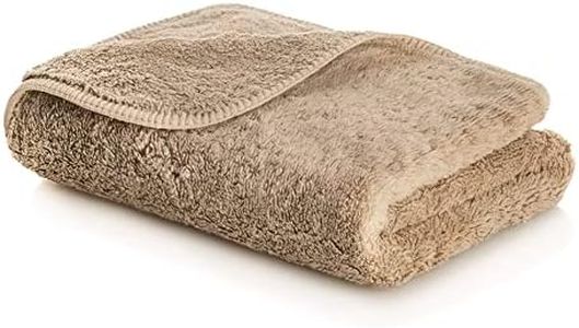 Graccioza Long Double Loop Hand Towel (18" x 30") - Stone - Made in Portugal, 700-GSM, 100% Egyptian Cotton
