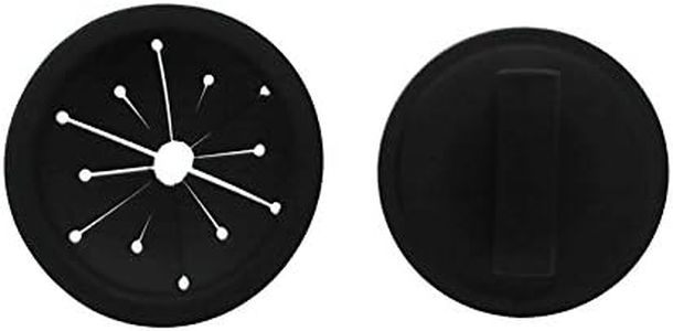 Garbage Disposal Splash Guard/Sink Baffle and BONUS Sink Stopper, Fits Whirlaway, Waste King, Sinkmaster and GE Models - Guard Measures 3 1/8 inch