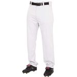 Rawlings Men's Semi-Relaxed Pants, Large, White