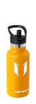 Super Sparrow Water Bottle Stainless Steel - Ultralight Metal Water Bottle - 350ml - Insulated Water Bottles - Water Bottle with Straw Lid - Flask for Gym, Travel, Sports