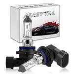 Asasytal HB4 9006 55W Headlight Halogen Bulbs, High/Low Beam Halogen Headlamp 3000K Yellow Bright Light, 12V Fog Light Lamps for Car Front Halogen Lamp Replacement, 2 Pieces