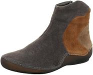 Think! Women's Kapsl_3-000423 Nachhaltige, Leder Gefütterte Ankle Boot, 2000 Ash Estate, 6 US