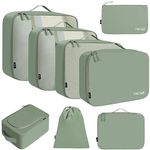 BAGAIL Packing Cubes for Suitcase 8 Set, Lightweight Luggage Packing Organizers Packing Cubes for Travel Accessories