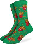 Good Luck Sock Men's French Fries Socks, Adult