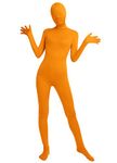 lucky baby store SHINNINGSTARBABY Women's Well-fit Unitard Spandex One Piece Full Body Zentai Costume Bodysuit (S, orange)