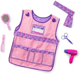 Melissa & Doug Hair Stylist Role Play Costume Dress-Up Set (7 pcs)
