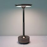 HARPER LIVING LED Rechargeable Table Lamps, Colour Changing (3000K-6000K) and Dimmable (Black Nickel)