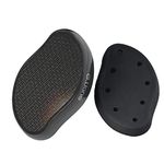 G.Liane Nano Glass Foot File Callus Remover - Crystal Glass Pedicure Foot Care Foot Scrubber Painless Dry and Wet Use for Hard Skin Calluses Removal (Black)