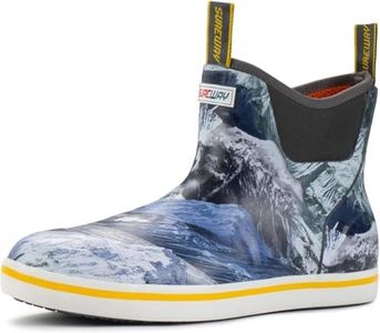 SUREWAY Men's Waterproof Ankle Deck Boots, Snow Mountain, Size 7