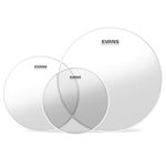 Evans Drumheads Tompack: G1 Clr 10,12,16-Inch-Rck (ETP-G1CLR-R)