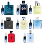 Designer Cologne decant set for Men 8pc - High-end Designer Perfume Decants Set - 8 x 9ml Refillable travel size perfume bottles gift (CologneSampleSet13)