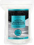 Aromasong Raw Magnesium Flakes from The Dead Sea, 12 LB - Muscle Relaxing Magnesium Chloride Bath Salts Soak for Headaches, Stress & Leg Discomfort