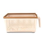 Nayasa Plastic Frill Basket No.2, Peach (SSB062)