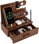 TESLYAR Wood Phone Docking Station 