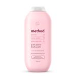 Method Pure Peace Body Wash Shower Gel, Peony, Rose Water, Pink Sea Salt Scent. 532ml.