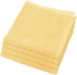 Now Designs Ripple DishCloth, Set of Four, Lemon