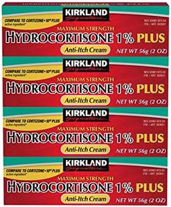 Kirkland Signature Hydrocortisone 1% Plus Anti-Itch Cream, 8 Ounces (Pack of 4)