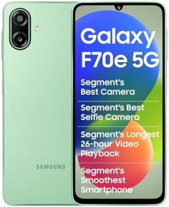 Samsung Galaxy F70e 5G (Limelight Green, 128 GB) (4 GB RAM) | 6000 mAh Battery | Dimensity 6300 | Octa Core Processor | 6.74" PLS LCD Display