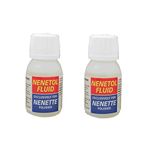 GreatIdeas NENETOL Fluid Refills x2 - for the LEGENDARY NENETTE Brush Car, Boat, Caravan, Furniture Duster & Polisher in One!