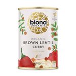 Biona Organic Brown Lentil Curry, 400g