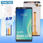 Yondista LCD Screen Replacement for ZTE Blade L210 LCD Display with Digitizer Full Assembly | Black | Tools Included