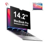 ZingUp Magnetic Privacy Screen Protector Guard for MacBook Pro 14.2 Inch (2021-2023), Removable Anti Blue Light Glare Shield Film Laptop Privacy Filter for Apple Mac Pro 14.2" (A2442,A2479)-1 Park