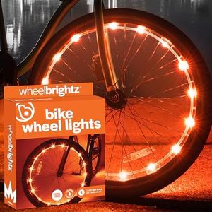 Brightz, Ltd. Wheel Brightz LED Bicycle Accessory Light (for 1 Wheel), Orange