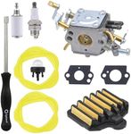 Wondrify PP5020AV Carburetor w/Tune up Kit for Poulan Pro PP5020AV PP5020 PP5020AVX PP4818A PP4818AVX 2 Stroke Gas Chainsaw Replace 573952201 575296301 C1M-W47 Craftsman 358.350982