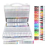 FunBlast Watercolor Markers For Artists-Colouring Kit Art Markers,Fineliner Colour Pens,Water Based Marker For Calligraphy Drawing Sketching Coloring Book Journal Art (48 Pcs),Multicolor