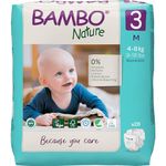 Bambo Nature Premium Baby Diapers - Medium Size (4-8 Kgs), 28 Count, for Infant Baby - Super Absorbent, Eco-Friendly and with a Wetness Indicator