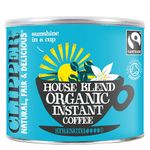 Clipper Organic Medium Roast Arabica Coffee | Instant Coffee | 500g Refill | Gourmet Coffee | Sustainable & Fairtrade Coffee by Clipper Teas | Ethically Sourced & Eco Conscious Blends