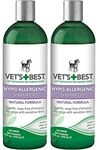 (2 Pack) Vet's Best Hypo-Allergenic Dog Shampoo for Sensitive Skin, 16 oz Per Pack