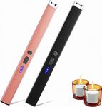 Gifts for Women 2 Pack Electric Candle Lighter Arc Windproof Flameless USB Rechargeable Lighter for Candles BBQ Camping Christmas Stocking Stuffers