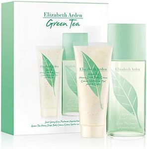 Green Tea Coffret: Eau Parfumee Spray 100ml/3.3oz + Honey Drops Body Cream 100ml/3.3oz