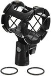 Familymall Microphone Shock Mount Mic Anti-Vibration Holder Spider for Large Diaphragm Condenser Microphones Membrane